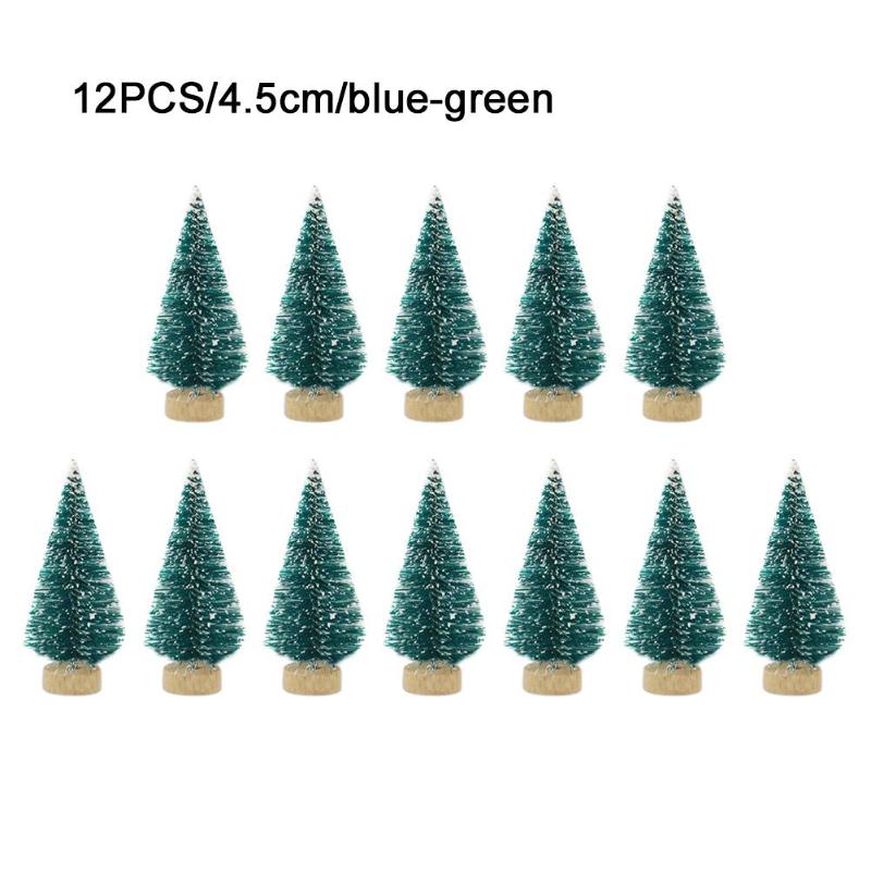 12pcs Small DIY Christmas Tree Fake Pine Tree Mini Sisal Bottle Brush Christmas Santa Snow Frost Village House Decoration
12pcs Small DIY Christmas Tree Fake Pine Tree Mini Sisal Bottle Brush Christmas Santa Snow Frost Village House Decoration