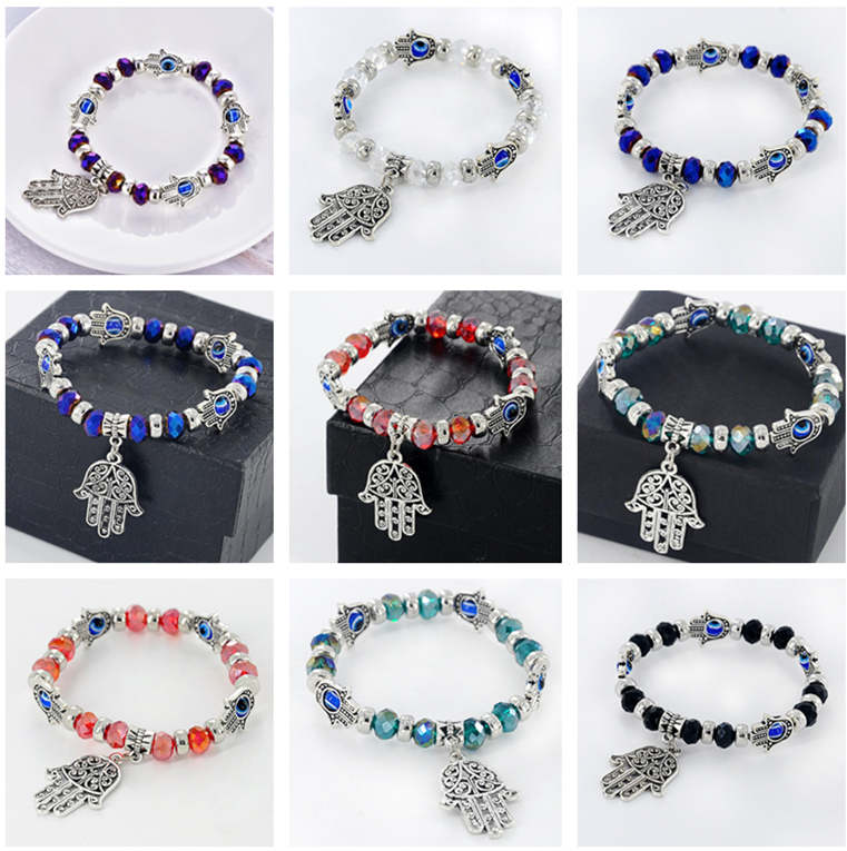 Palm devil's eyes Beaded Bracelet popular in Europe and America GSFB358 mix order 20 pieces a lot Charm Bracelets
Palm devil's eyes Beaded Bracelet popular in Europe and America GSFB358 mix order 20 pieces a lot Charm Bracelets