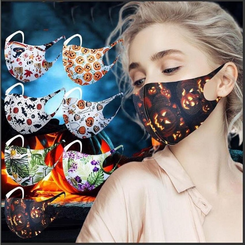 2021 face mask Halloween For Adult Christmas Mask Fashion Earloop pumpkin 3D Printing Anti-dust Breathable Washable Mask Party masks
2021 face mask Halloween For Adult Christmas Mask Fashion Earloop pumpkin 3D Printing Anti-dust Breathable Washable Mask Party masks