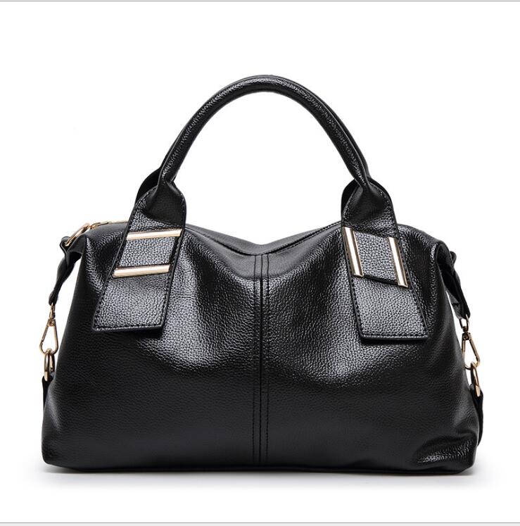 HBP Fashion women's big bag handbags European and American one-shoulder diagonal soft leather tote pink, Black
HBP Fashion women's big bag handbags European and American one-shoulder diagonal soft leather tote pink, Black