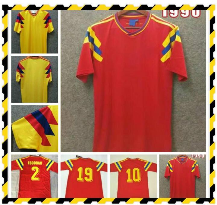 #10 Valderrama Guerrero Colombia 1990 Retro soccer jersey away red classic commemorate antique Collection vintage home yellow football shirt, Grey
#10 Valderrama Guerrero Colombia 1990 Retro soccer jersey away red classic commemorate antique Collection vintage home yellow football shirt, Grey