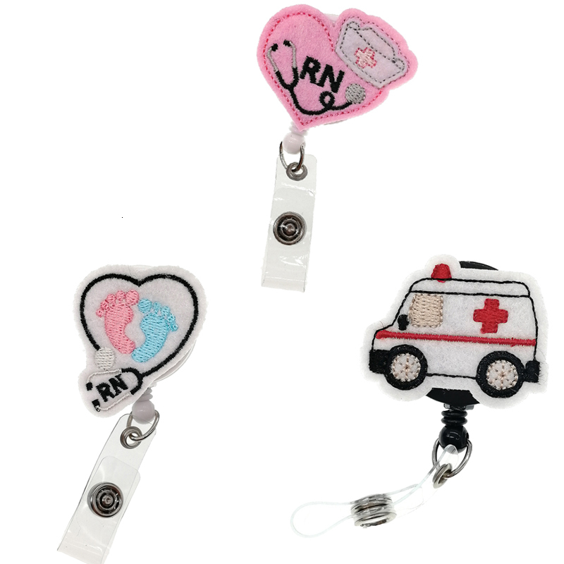 10pcs/lot Mixed Design Emergency Car RN Heart Retractable Reel Felt Medical Nurse Gift Ambulance Stethoscope ID Name Badge Holder, Gray
10pcs/lot Mixed Design Emergency Car RN Heart Retractable Reel Felt Medical Nurse Gift Ambulance Stethoscope ID Name Badge Holder, Gray