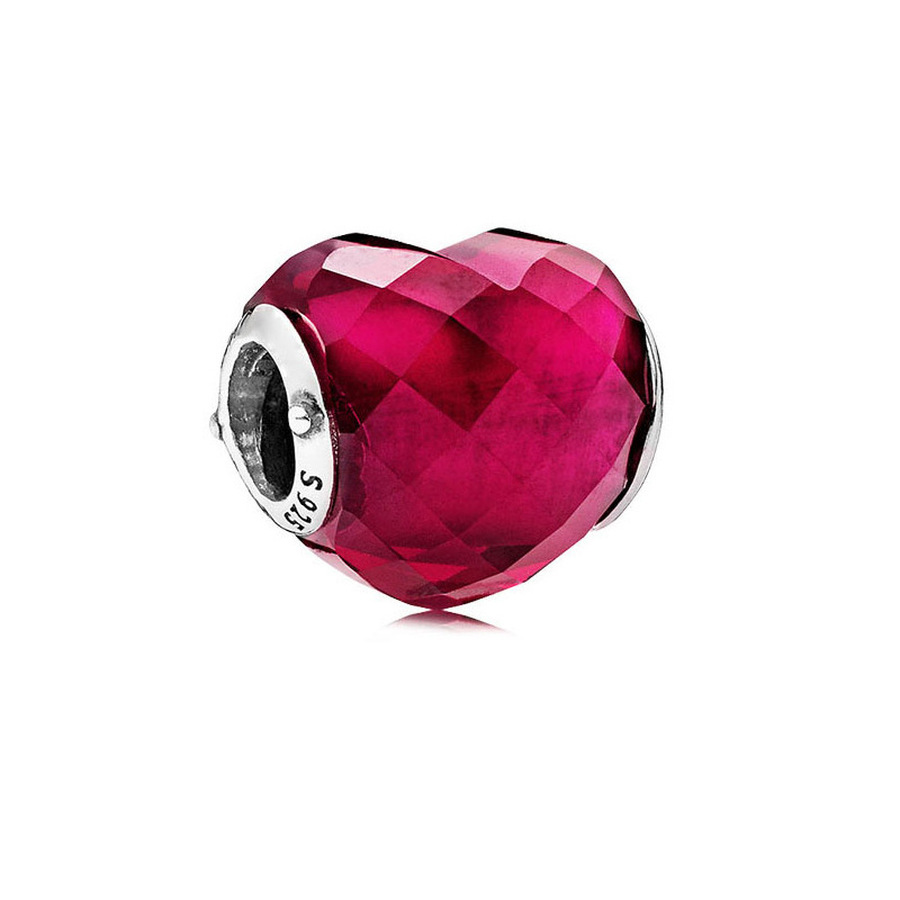 Fine jewelry Authentic 925 Sterling Silver Bead Fit Charm Bracelets Valentine's Day Love Series Gift Box Safety Chain Pendant DIY beads