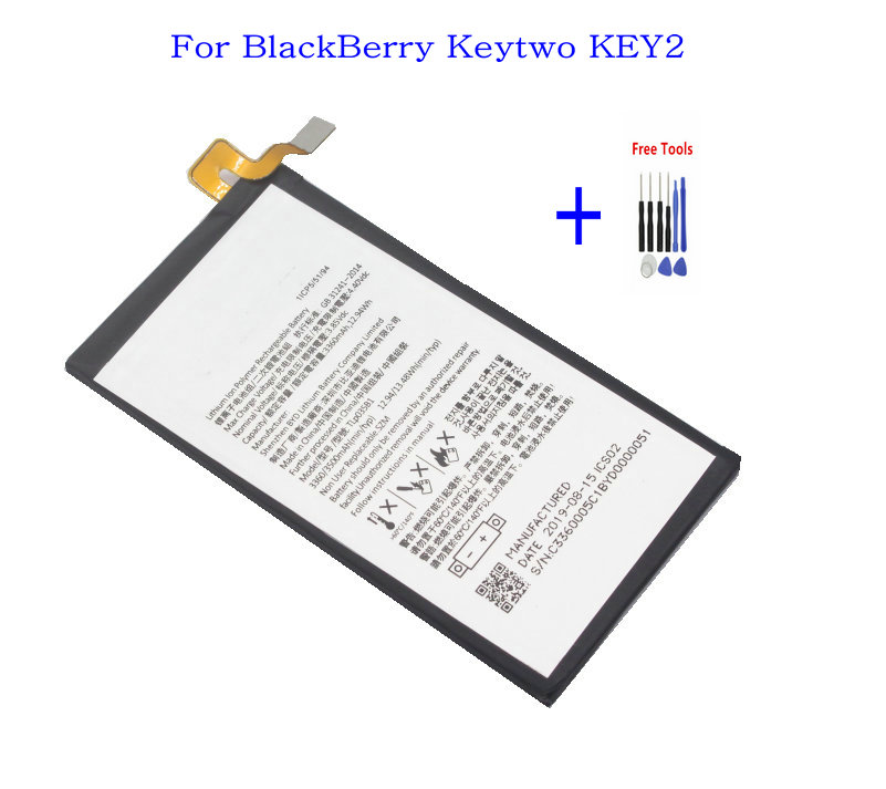 1x 3360mAh / 12.94Wh TLp035B1 Replacement Battery For BlackBerry Keytwo KEY2 + Repair Tools kit
1x 3360mAh / 12.94Wh TLp035B1 Replacement Battery For BlackBerry Keytwo KEY2 + Repair Tools kit