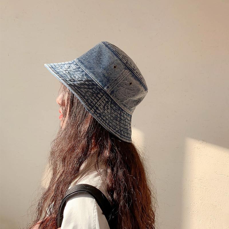 Harajuku Washed Denim Bucket Hat For Women Men Panama Outdoors Hip Hop Caps Vintage Fisherman Hat Street Ware Cap, Blue
Harajuku Washed Denim Bucket Hat For Women Men Panama Outdoors Hip Hop Caps Vintage Fisherman Hat Street Ware Cap, Blue