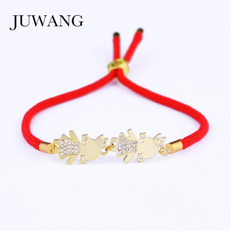 JUWANG Women Two Crown Girls CZ Red Rope Thread String Bracelet Silver Color Cubic Zirconia For Gril kids Christmas Gift
JUWANG Women Two Crown Girls CZ Red Rope Thread String Bracelet Silver Color Cubic Zirconia For Gril kids Christmas Gift