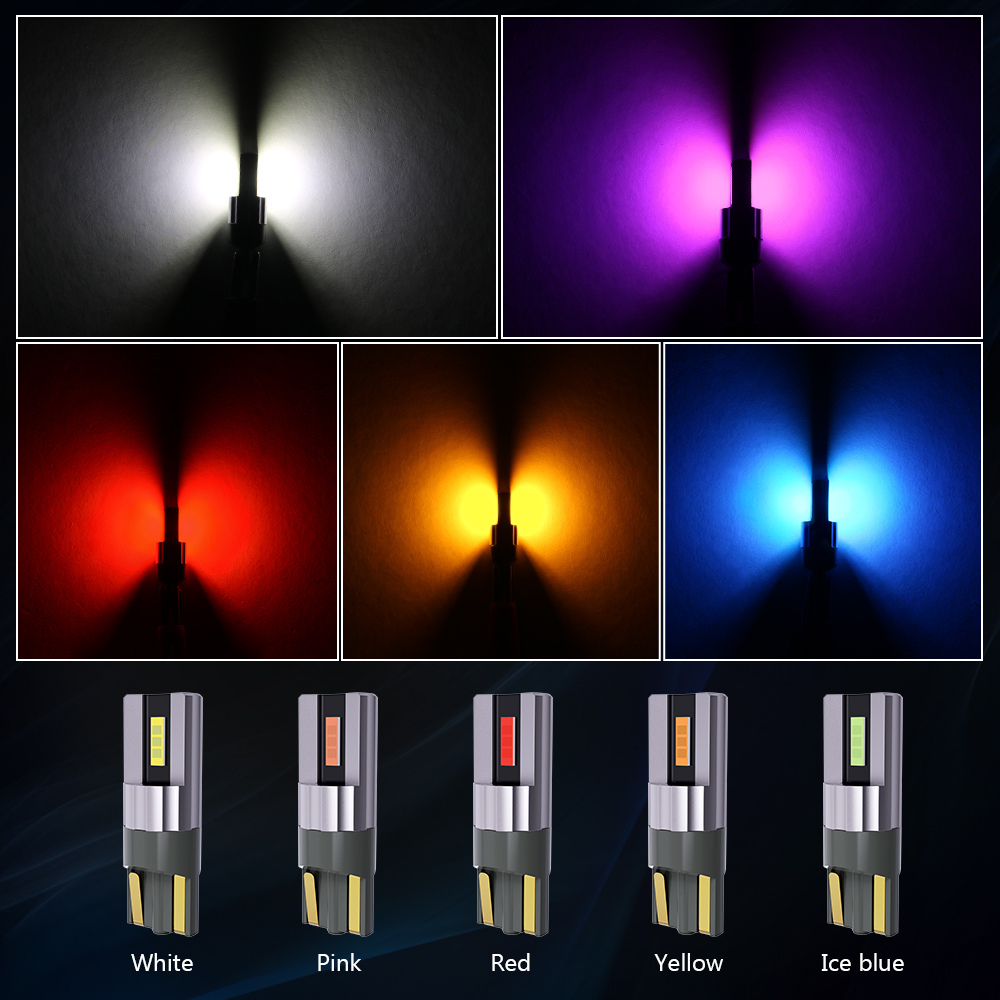 W5W T10 LED Bulbs 1860 Chips CANBUS No Error 12V 24V For Car License Plate Light Interior Map Dome Door Lights Truck 6000K White