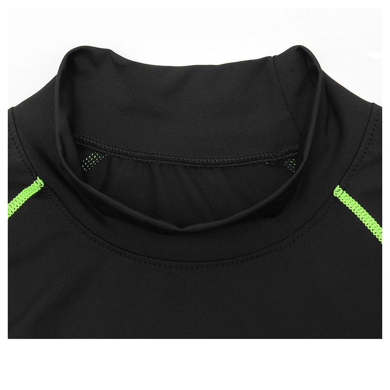 Thermal underwear for men high collar camiseta termica sport thermo shirt quick dry compressed underwear clothes men bielizna 201124