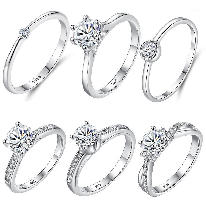 ELESHE 100% 925 Sterling Silver Finger Rings Pave Luxury Cubic Zirconia Crystal Engagement Wedding Rings for Women Fine Jewelry1
ELESHE 100% 925 Sterling Silver Finger Rings Pave Luxury Cubic Zirconia Crystal Engagement Wedding Rings for Women Fine Jewelry1