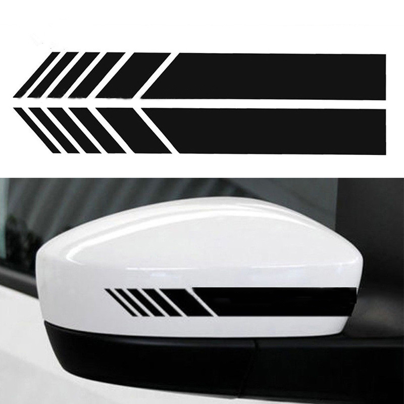 hot personality scratches reflective simple car door anticollision stickers rearview mirror