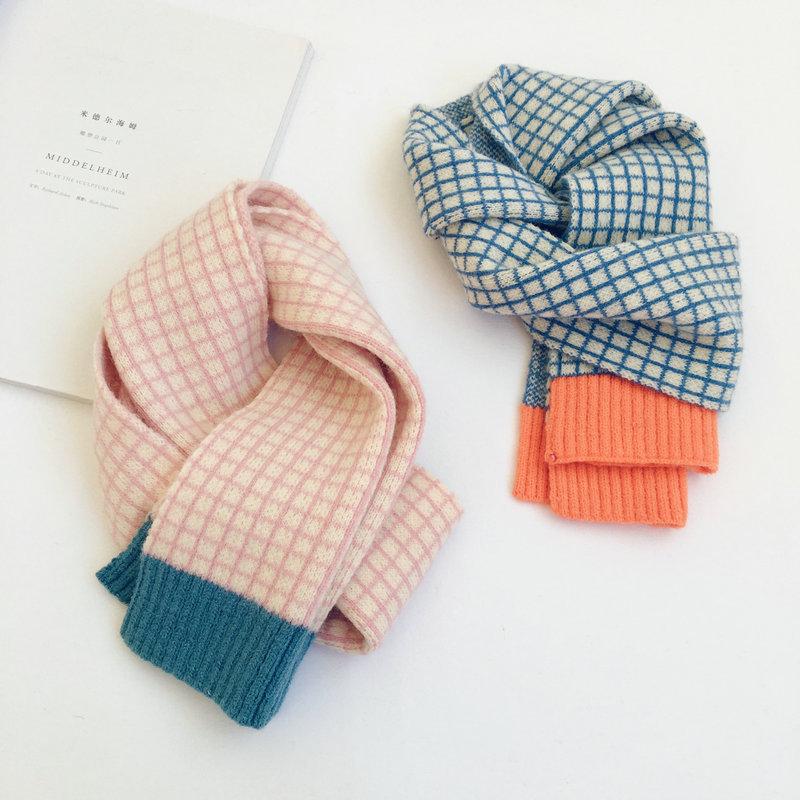 Korean small check color contrast children's wool children's scarf autumn and winter new style warm Bib fashion for boys and gir
Korean small check color contrast children's wool children's scarf autumn and winter new style warm Bib fashion for boys and gir