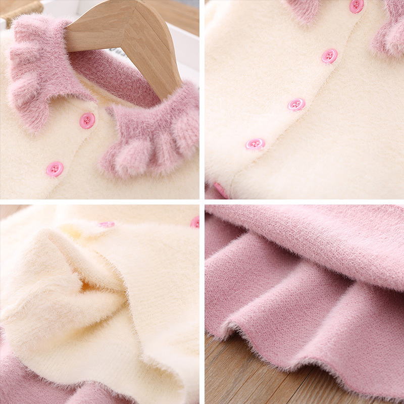 Bear Leader Baby Girls Winter Clothes Set Christmas Outfits Kids Girls Knit Sweater&skirt Fall Girl Clothing Set Kids Costume Y1106