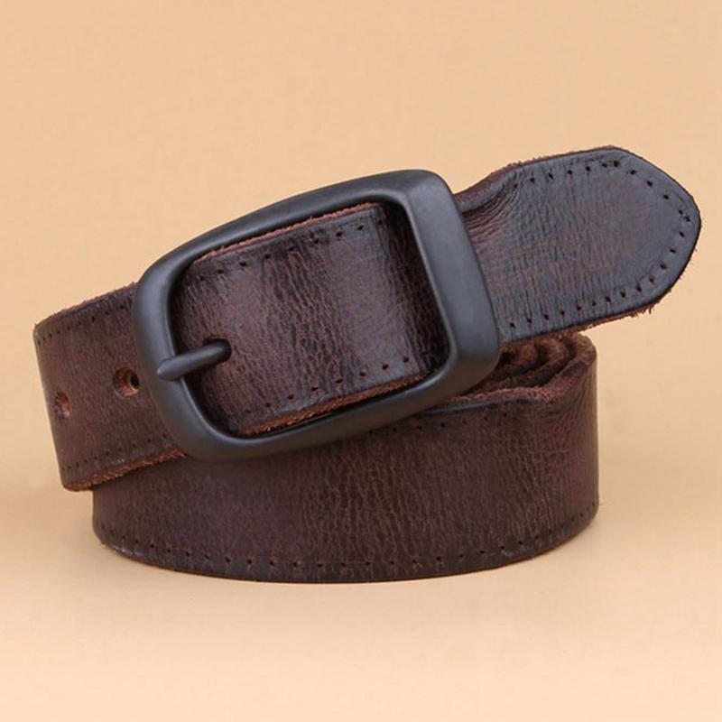 Belts Designer 100% Upper Genuine Leather Alloy Pin Buckle Belt For Men Business Vintage Jean Cintos, Black
Belts Designer 100% Upper Genuine Leather Alloy Pin Buckle Belt For Men Business Vintage Jean Cintos, Black