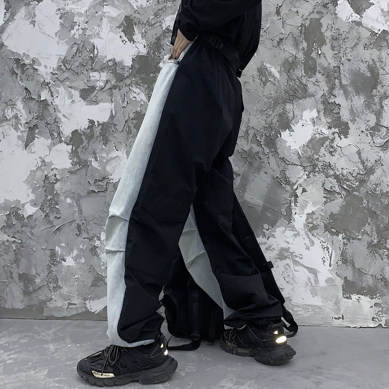 Korean Straight Denim Pants Harajuku Ulzzang Hit Color Patchwork Women Trousers High Waist Streetwear Female Joggers 201113, Blue
Korean Straight Denim Pants Harajuku Ulzzang Hit Color Patchwork Women Trousers High Waist Streetwear Female Joggers 201113, Blue