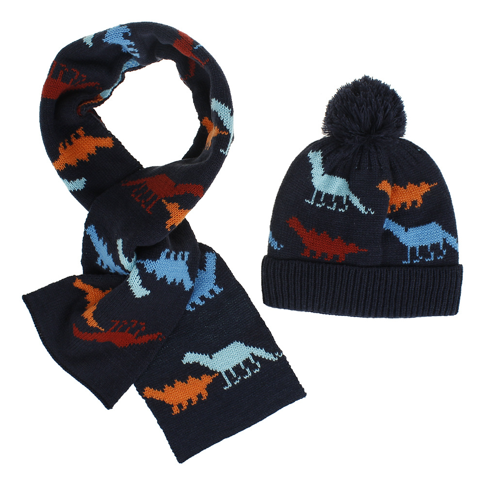 Winter Spring Baby Hat Scarf Set Cotton Baby Boy Girl Hat Cap heart Print Kids Children Hats Newborn Bonnet Beanie Boys Caps