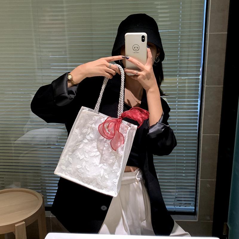 Women Bag Summer Korean Ladylike Tote Bag Ribbons Floral Lace Shoulder Bags Handbag Sweet For Teenage Girls Princess, White
Women Bag Summer Korean Ladylike Tote Bag Ribbons Floral Lace Shoulder Bags Handbag Sweet For Teenage Girls Princess, White