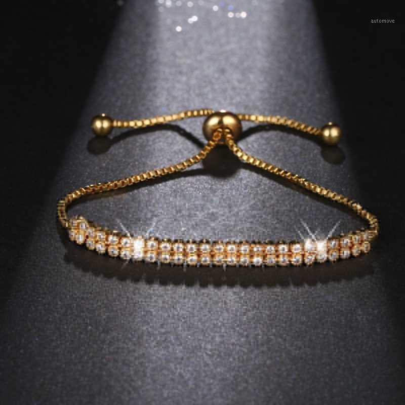 Luxury Gifts NEW Bling 2 RowAAA+ Cubic Zirconia Bracelets&Bangles Women Man Golden Hip Hop Chain For Pagement Party Show B-0721
Luxury Gifts NEW Bling 2 RowAAA+ Cubic Zirconia Bracelets&Bangles Women Man Golden Hip Hop Chain For Pagement Party Show B-0721