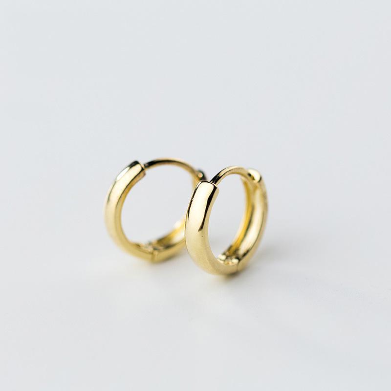 WTLTC Gold Color Round Small Huggie Earrings for Women 925 Sterling Slive Hoop Earrings 9mm Ear Cuff Minimalist Hoops
WTLTC Gold Color Round Small Huggie Earrings for Women 925 Sterling Slive Hoop Earrings 9mm Ear Cuff Minimalist Hoops