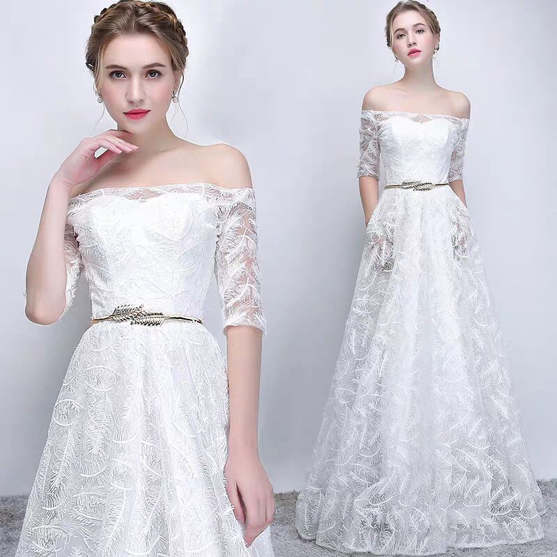 2021 New Outside Shoulder Half Sleeves Dressed Novia Robe Mari e Wedding Dress WGQY, Same as pictures
2021 New Outside Shoulder Half Sleeves Dressed Novia Robe Mari e Wedding Dress WGQY, Same as pictures