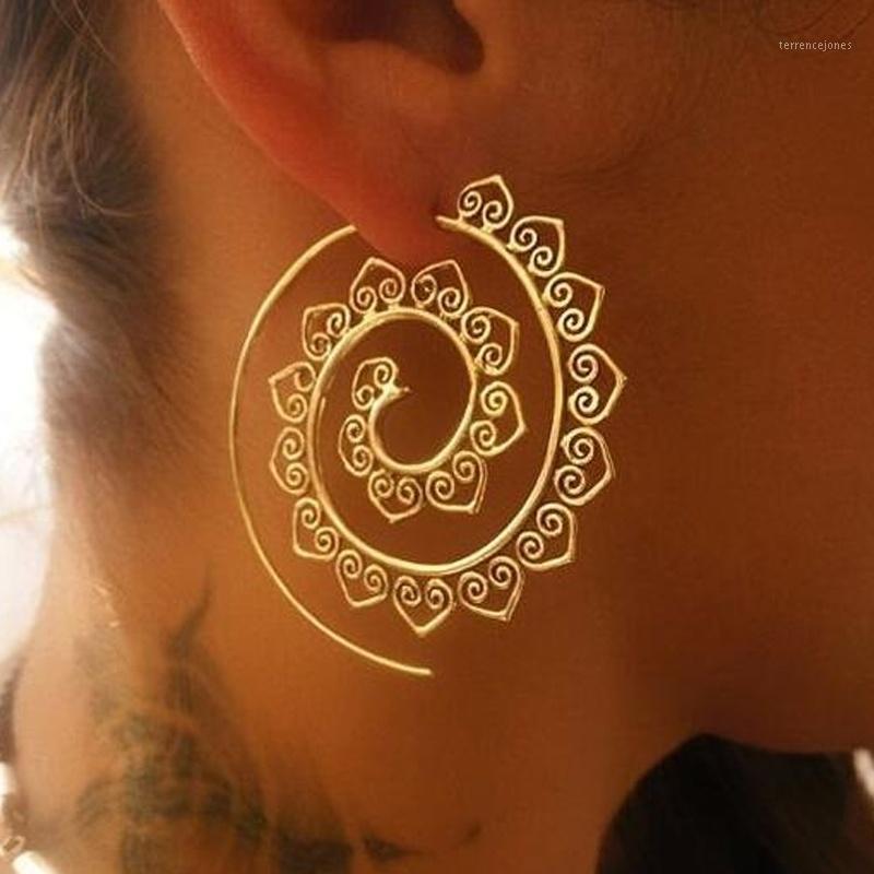 Hoop & Huggie Simple Hollow Round Spiral Earrings For Women Vintage Bohemian Circle Leaf Gear 2021 Fashion Jewelry1
Hoop & Huggie Simple Hollow Round Spiral Earrings For Women Vintage Bohemian Circle Leaf Gear 2021 Fashion Jewelry1