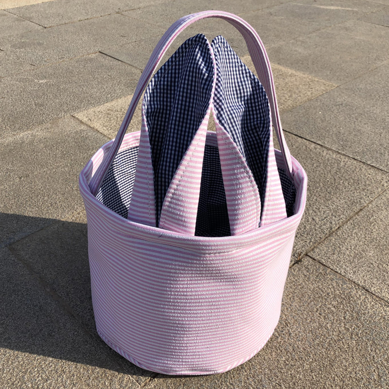 New stripe easter bag long ears Rabbit basket retro vintage festival decoration storage bags plaid tote bucket boys girls handbag
New stripe easter bag long ears Rabbit basket retro vintage festival decoration storage bags plaid tote bucket boys girls handbag