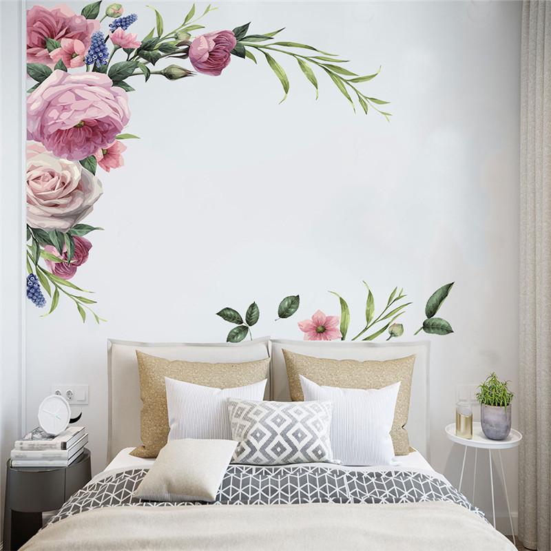 2PCS Large Peony Rose Wall Stickers DIY Vintage Flowers Wallpaper For Bedroom Living Room Decals Mural Home Decor Kid Girls Gift
2PCS Large Peony Rose Wall Stickers DIY Vintage Flowers Wallpaper For Bedroom Living Room Decals Mural Home Decor Kid Girls Gift
