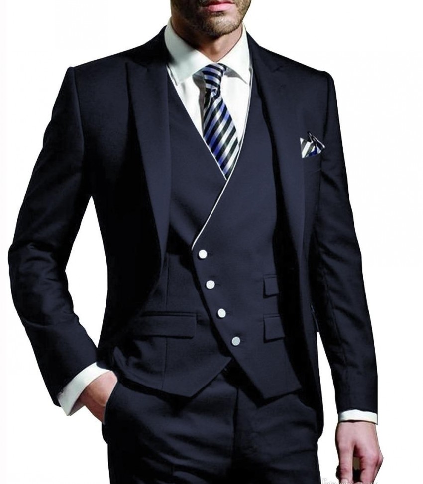 Slim Fit watermelon red Groom Tuxedos Peak Lapel Groomsman 3 Piece Men Prom Business Suit Jacket Blazer Jacket Pants Tie Vest 2665