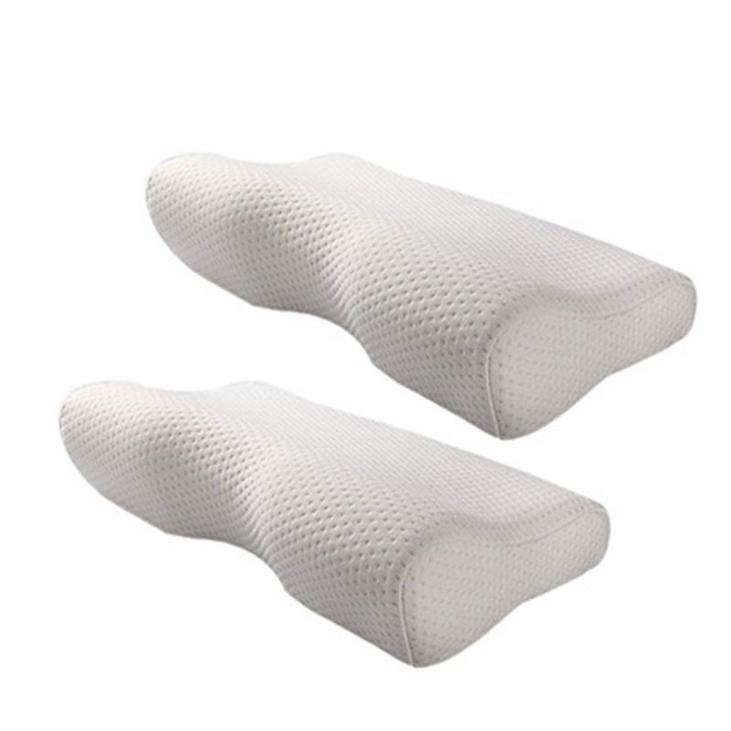 Memory Foam Bedding Pillow Neck protection Slow Rebound Memory Foam Butterfly Shaped Pillow Health Cervical Neck size in 50*30CM
Memory Foam Bedding Pillow Neck protection Slow Rebound Memory Foam Butterfly Shaped Pillow Health Cervical Neck size in 50*30CM