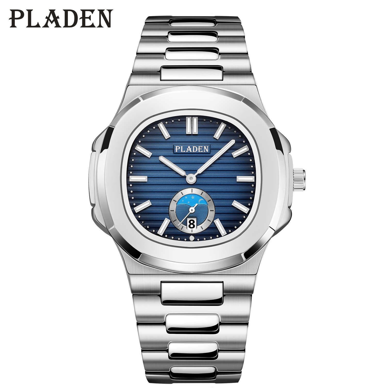 Platen brand watch Nautilus men's high-end fashion business stainless steel waterproof quartz watch, 1001
Platen brand watch Nautilus men's high-end fashion business stainless steel waterproof quartz watch, 1001