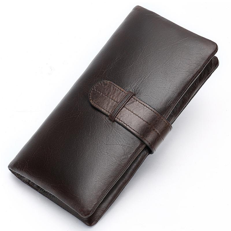 Fashion Men Genuine Leather Wallet Male Phone Clutch Bag Coin Purse Wallet Portomonee Long Clamp for Money Handy Card Holder, Black
Fashion Men Genuine Leather Wallet Male Phone Clutch Bag Coin Purse Wallet Portomonee Long Clamp for Money Handy Card Holder, Black