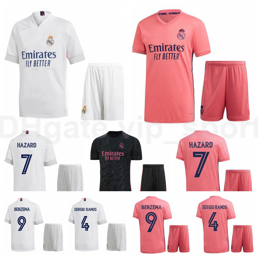 20 21 Real Madrid 2020 Soccer 10 Luka Modric Jersey Set 9 Karim Benzema 15 Federico Valverde 25 Vinicius Junior Football Shirt Kits, With patch
20 21 Real Madrid 2020 Soccer 10 Luka Modric Jersey Set 9 Karim Benzema 15 Federico Valverde 25 Vinicius Junior Football Shirt Kits, With patch