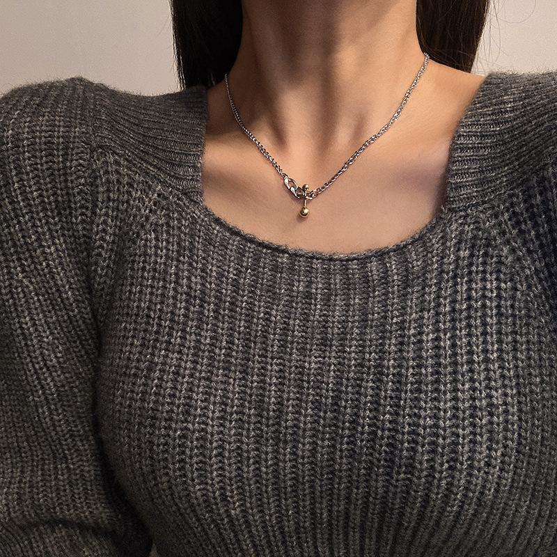 Chokers TIMEONLY Minimalist Brooch Metal Choker Neckalces For Women Hollow Chain Charm Neckalce Street Style Cool Jewellery Hip Hop
Chokers TIMEONLY Minimalist Brooch Metal Choker Neckalces For Women Hollow Chain Charm Neckalce Street Style Cool Jewellery Hip Hop