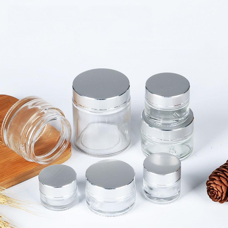 Cosmetic Cream Bottle Glass Mask Bottle Empty Refillable Matte Silver Aluminum Cap Sample Jar 5g 10g 15g 20g 30g 25Pcs1
Cosmetic Cream Bottle Glass Mask Bottle Empty Refillable Matte Silver Aluminum Cap Sample Jar 5g 10g 15g 20g 30g 25Pcs1