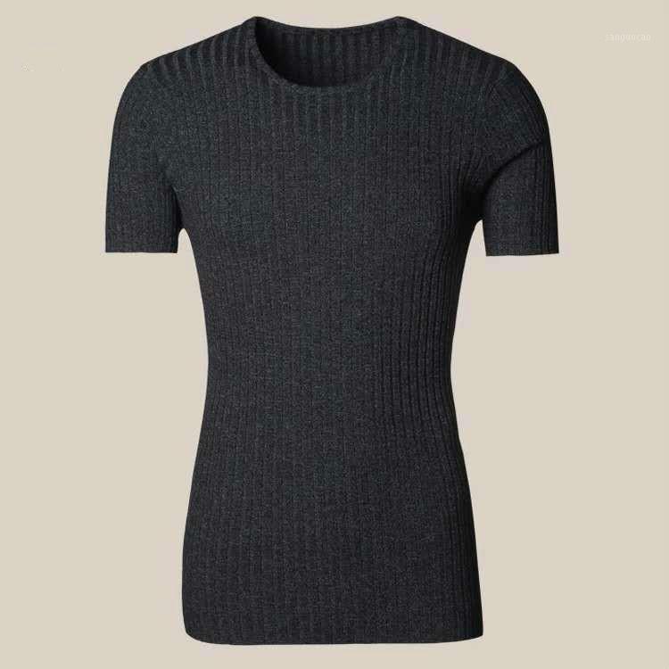Spring NEW round Neck Men's Thread Short-Sleeved Knitted Sweater Men's Slim Fit Sweater with Short Sleeves J1
Spring NEW round Neck Men's Thread Short-Sleeved Knitted Sweater Men's Slim Fit Sweater with Short Sleeves J1
