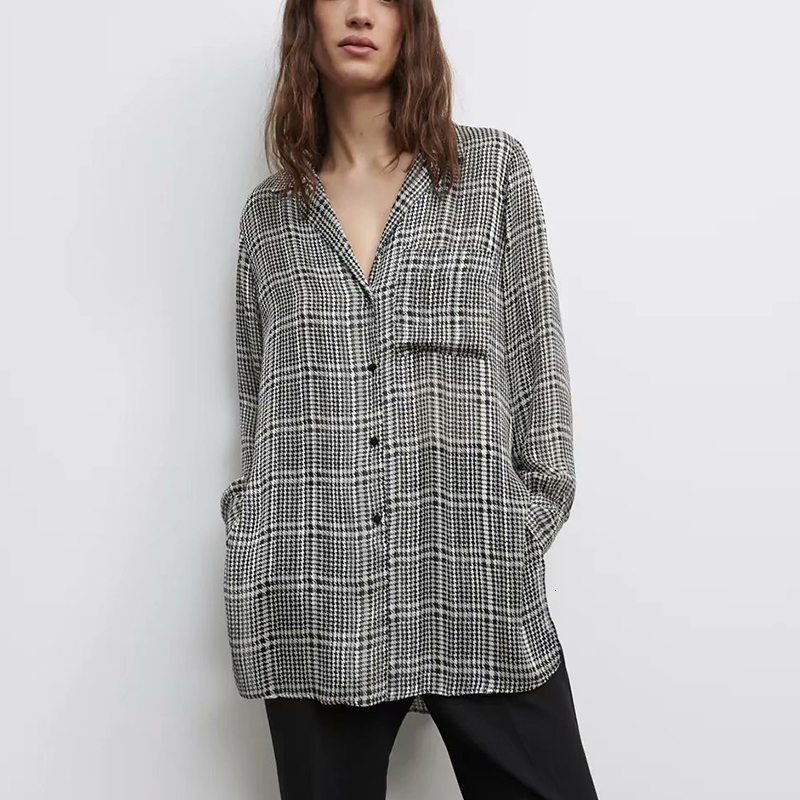New Autumn Spring Plaid Women 2021 Casual Long Sleeve Pocket Button Shirt Top Style Blusas Weh6, Picture
New Autumn Spring Plaid Women 2021 Casual Long Sleeve Pocket Button Shirt Top Style Blusas Weh6, Picture