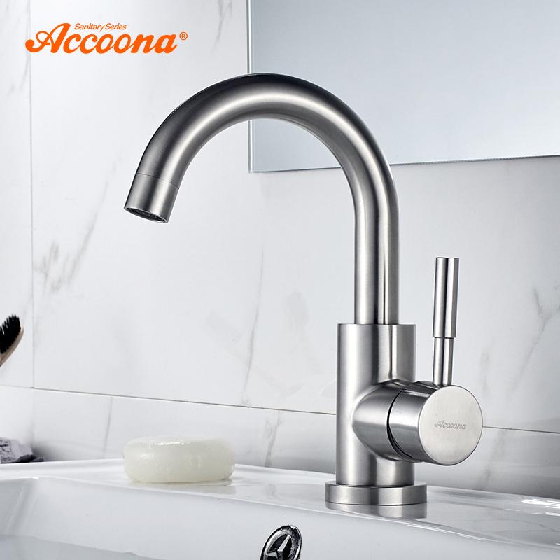Accoona Basin Faucet Mixers Sink Tap Wall Small mini Basin Faucets Stainless steel 304 Modern Hot and Cold Water A9690-3
Accoona Basin Faucet Mixers Sink Tap Wall Small mini Basin Faucets Stainless steel 304 Modern Hot and Cold Water A9690-3