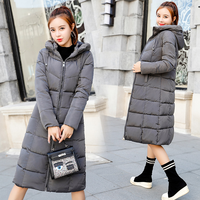 Plus size 6XL Down jackets Fashion Women Winter Coat Long Slim Thicken Warm Jacket Down Cotton Padded Jacket Outwear Parkas T200319