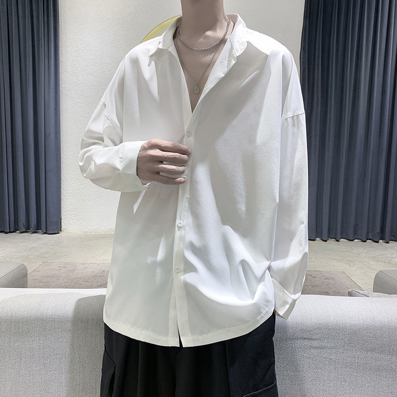 Shirts 2021 Men's Spring and Winter New Thin Trend Beautiful Long Sleeve Shirt Fashion Young Clothes FY57, White
Shirts 2021 Men's Spring and Winter New Thin Trend Beautiful Long Sleeve Shirt Fashion Young Clothes FY57, White