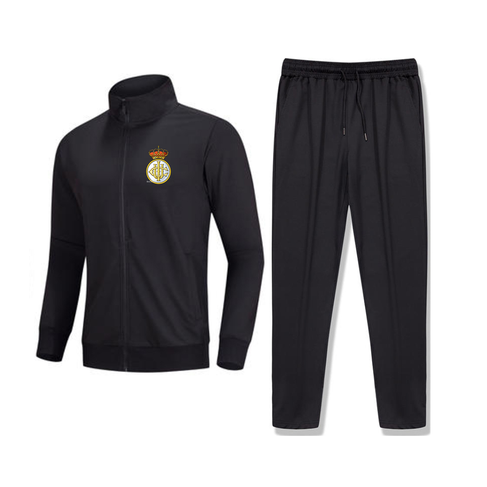 Real Union Club de Irun Adult Top thailand quality soccer tracksuit polyester dry fit fabric men's football training set, No 2
Real Union Club de Irun Adult Top thailand quality soccer tracksuit polyester dry fit fabric men's football training set, No 2