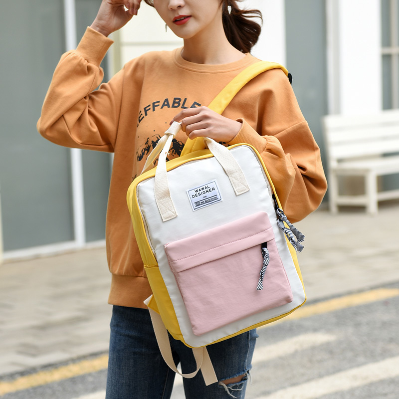 Women Laptop Backpacks Pink Bagpack Korean Travel backbag Student primary School bags For Teenage Girls mochila infantil LJ200918