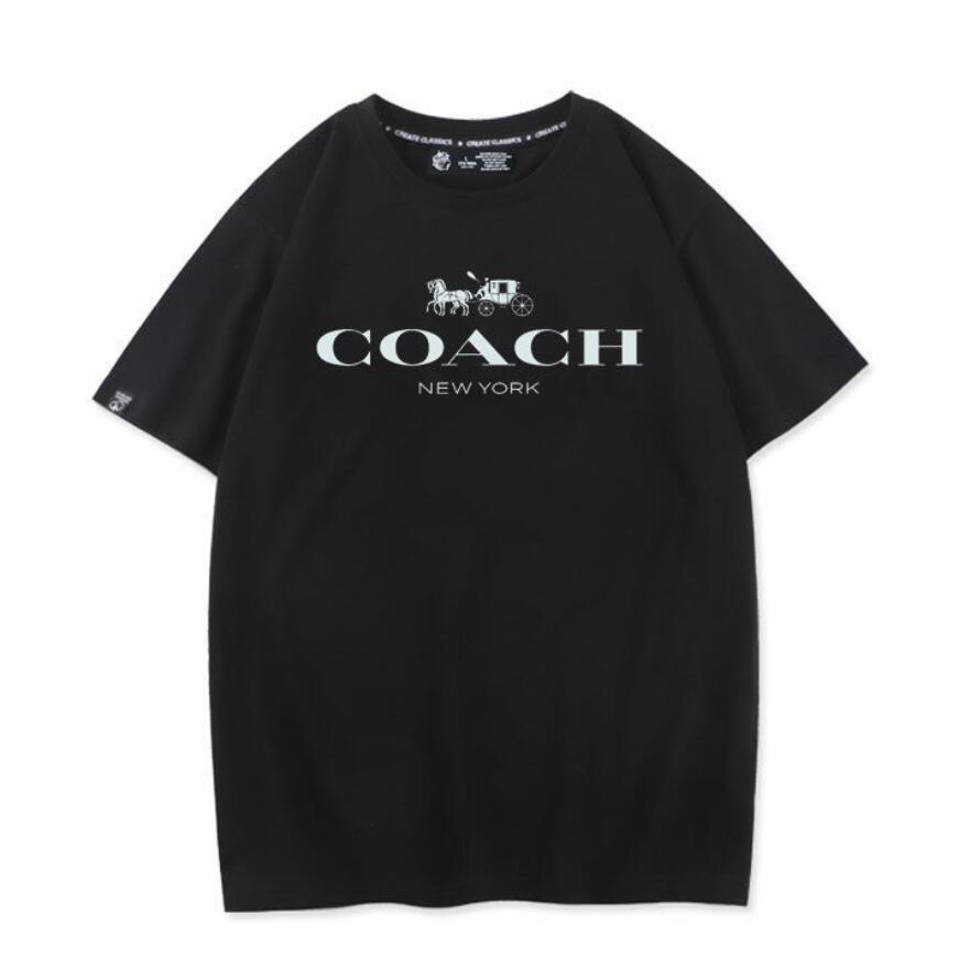24 coach Cotton Short Sleeve T-Shirt Men's Women's Round Neck Short Sleeve T-Shirt Tops size S-2XL, Black;brown
24 coach Cotton Short Sleeve T-Shirt Men's Women's Round Neck Short Sleeve T-Shirt Tops size S-2XL, Black;brown