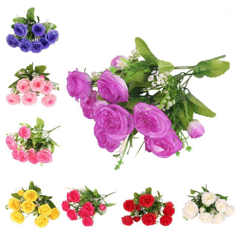 Aritificial Rose Fake Silk Floral Bouquet Decor for Wedding Party Favor Home Desk Ornament DIY Crafts Supplies - 13.78inch1, Blue
Aritificial Rose Fake Silk Floral Bouquet Decor for Wedding Party Favor Home Desk Ornament DIY Crafts Supplies - 13.78inch1, Blue