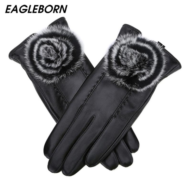 New Leather Gloves Women Sheepskin Gloves Winter Fur Ball Sheepskin Velvet Warm Touch Women Hairball Flower
New Leather Gloves Women Sheepskin Gloves Winter Fur Ball Sheepskin Velvet Warm Touch Women Hairball Flower