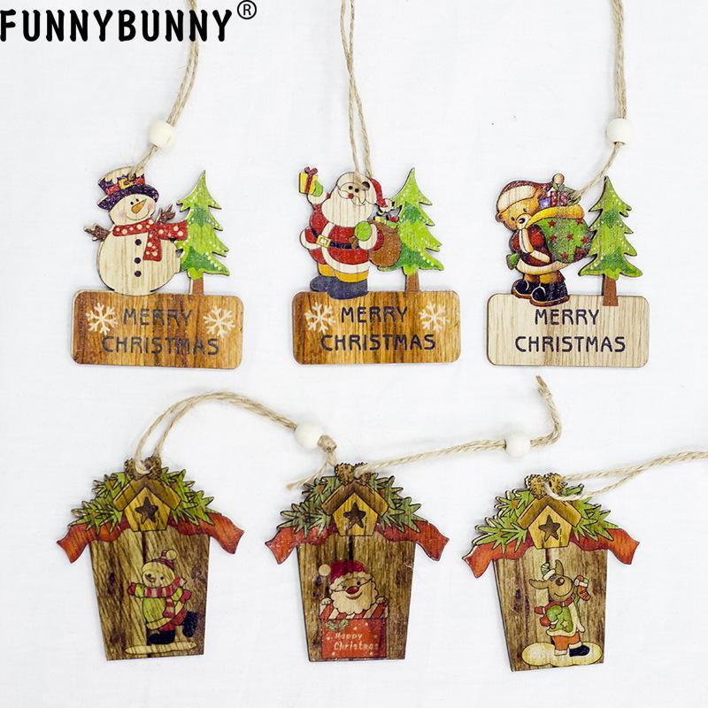 FUNNYBUNNY 3PCS DIY Wooden Pendants Ornaments Christmas Wood Craft Xmas Tree Ornaments For Home Decor Christmas Party Decor1
FUNNYBUNNY 3PCS DIY Wooden Pendants Ornaments Christmas Wood Craft Xmas Tree Ornaments For Home Decor Christmas Party Decor1