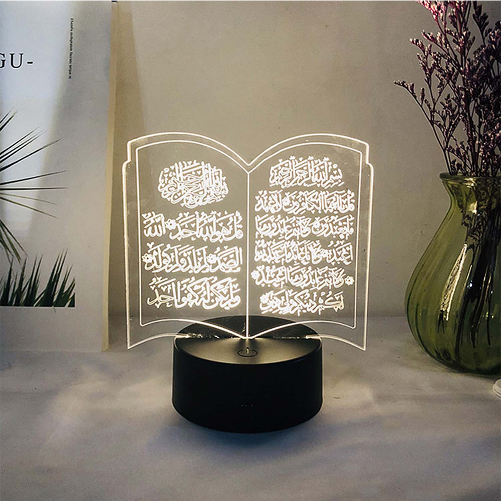 3D Ramadan USB LED Lights Acrylic Mubarak Muslim Table Desk Lamp for Home Bedroom Living Room Muslim Ramadan Party Decorations C0125
3D Ramadan USB LED Lights Acrylic Mubarak Muslim Table Desk Lamp for Home Bedroom Living Room Muslim Ramadan Party Decorations C0125