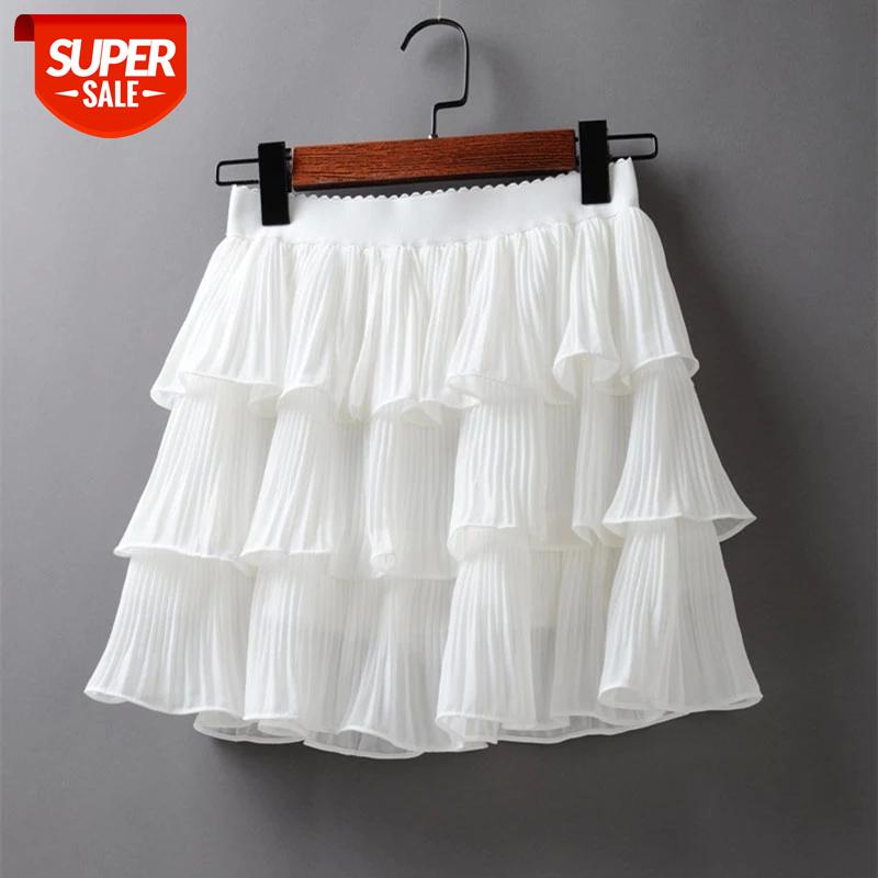 2020 Summer Women Elasticity Waist Mini Skirt Ladies Chiffon Skirt Ladies Casual Cake Skirts Black White Femme Pleated Skirts #tj8Y, White;black
2020 Summer Women Elasticity Waist Mini Skirt Ladies Chiffon Skirt Ladies Casual Cake Skirts Black White Femme Pleated Skirts #tj8Y, White;black
