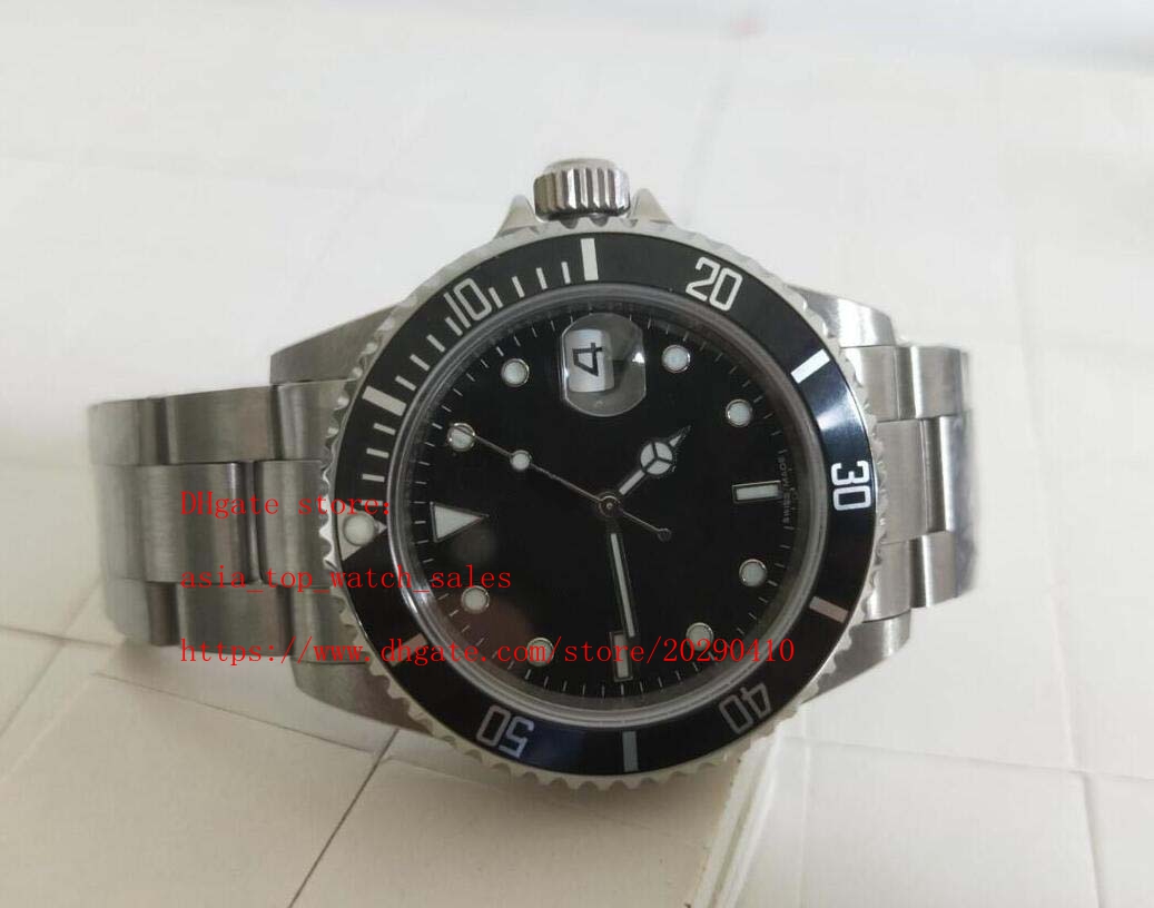Topselling mens Wristwatches sapphire Luminous Auto Date BPF 116610 Vintage Watches Refined steel case 40mm black dial CAL. 2813 Movement Automatic Mens Watches
Topselling mens Wristwatches sapphire Luminous Auto Date BPF 116610 Vintage Watches Refined steel case 40mm black dial CAL. 2813 Movement Automatic Mens Watches