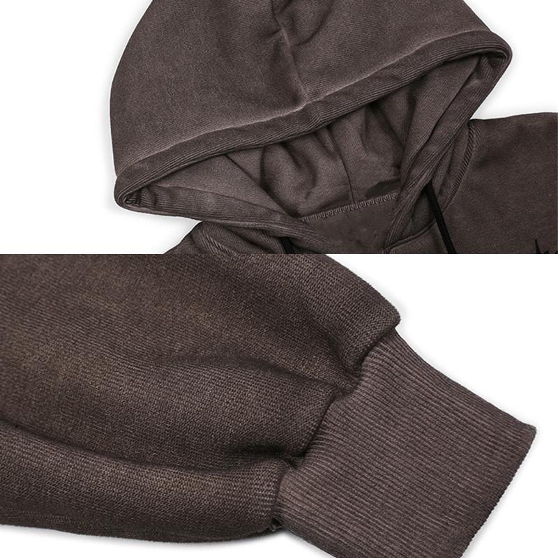Men's Jackets Autumn Clothes Angel Fairy Grunge Dark Print Coat Brown Y2k Gothic Oversized Hoodies Loose Zipper Long Sleeve Jacket M-Xxl
