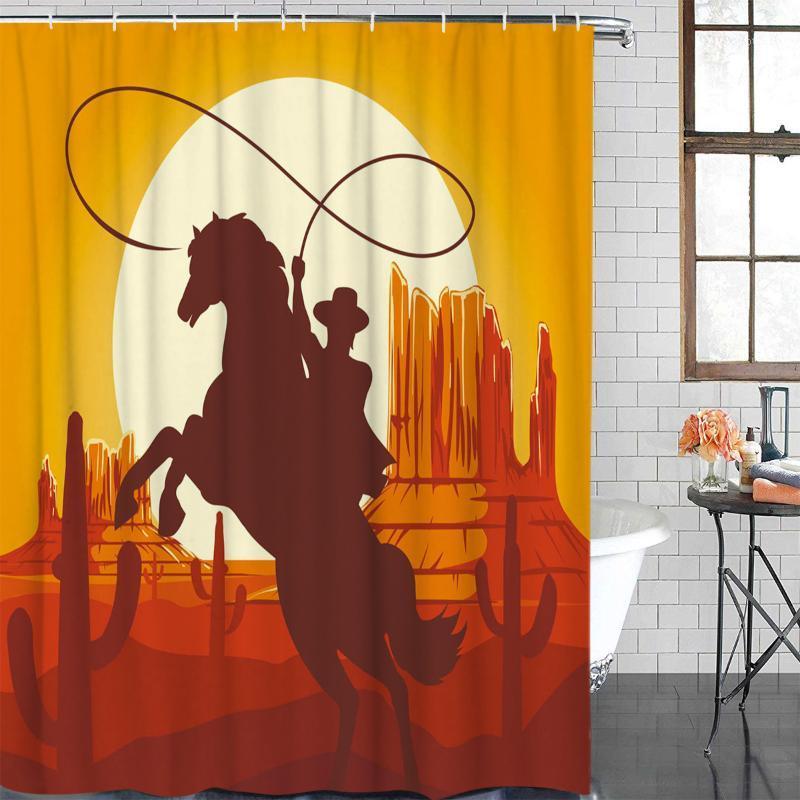 Bathroom Curtain Animal Horse Building Cactus Waterproof Fabric Shower Curtain Bathroom Decoration Shower1
Bathroom Curtain Animal Horse Building Cactus Waterproof Fabric Shower Curtain Bathroom Decoration Shower1