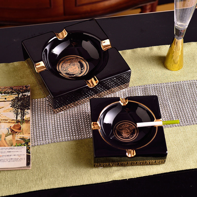 Art Grid Pattern Ceramic Cigar Ashtray Nice Luxury Smoke Ash Tray Holder Cigars Home Table Desk Accessories Decor Gift
Art Grid Pattern Ceramic Cigar Ashtray Nice Luxury Smoke Ash Tray Holder Cigars Home Table Desk Accessories Decor Gift